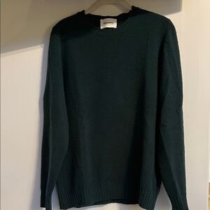 Men's Forest Green Crewneck Sweater